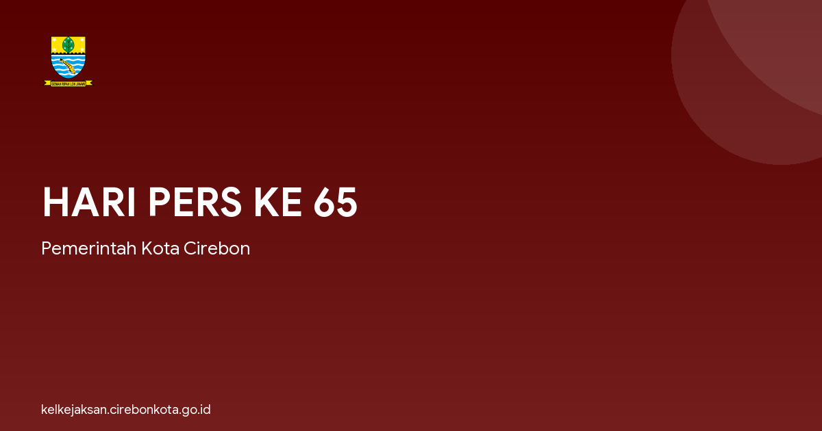 HARI PERS KE 65