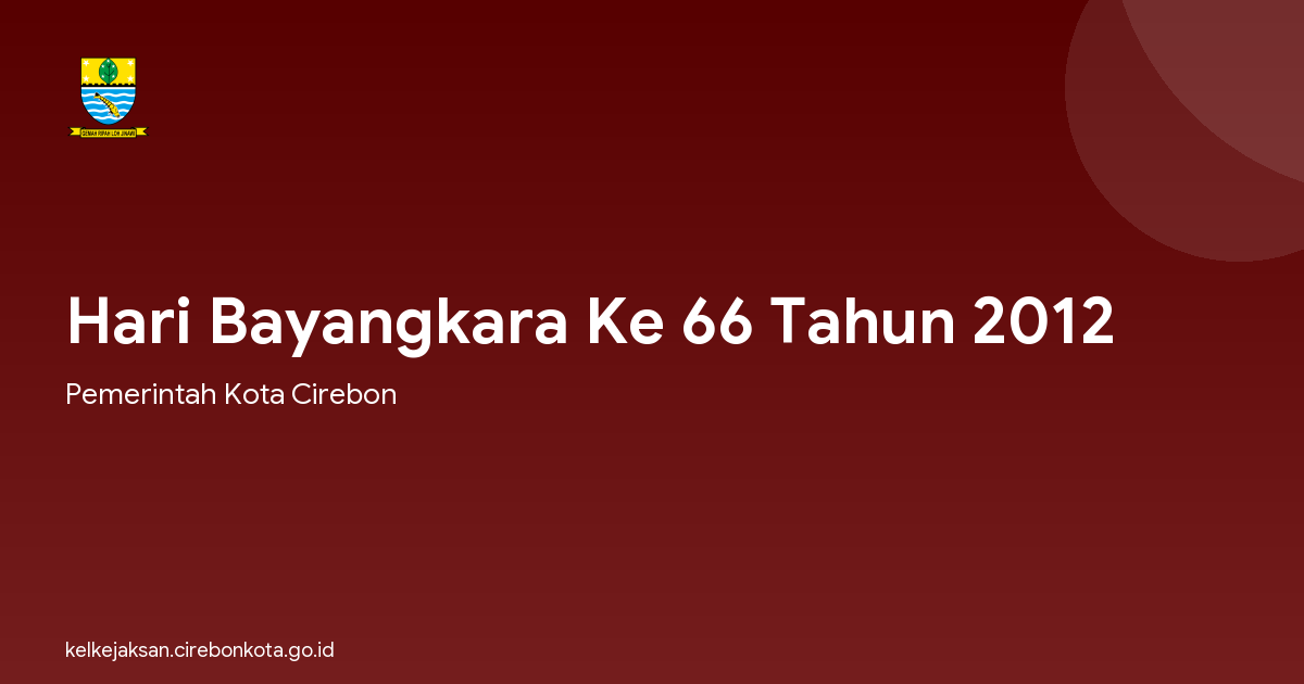 Hari Bayangkara Ke 66 Tahun 2012