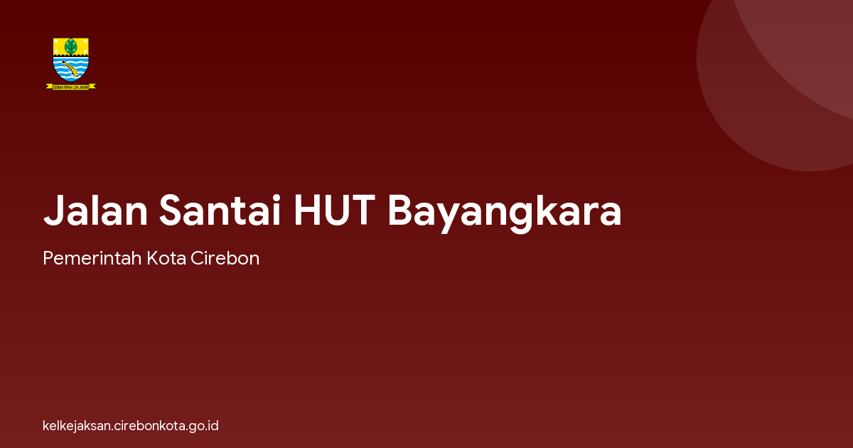 Jalan Santai HUT Bayangkara