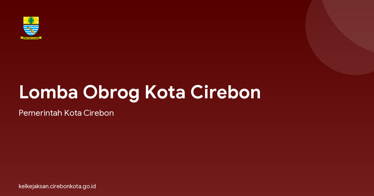 Lomba Obrog Kota Cirebon