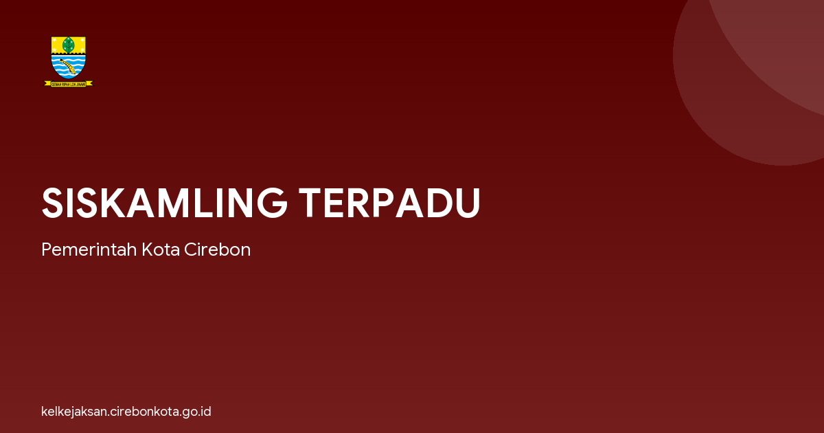 SISKAMLING TERPADU